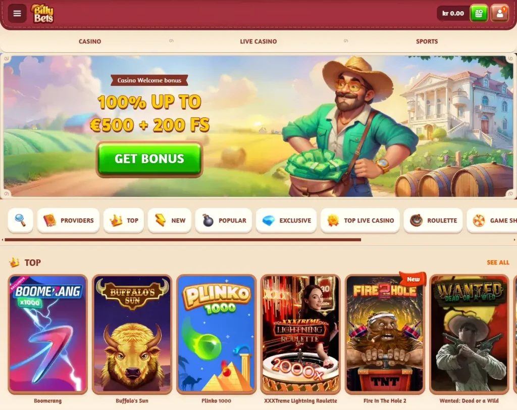 BillyBets Casino