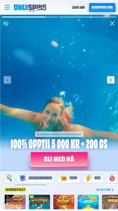 Onlyspins mobile lobby
